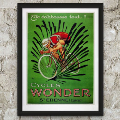 ❤ CYCLING ❤ Brooklyn typography poster art Limited Edition Print in 5 sizes #23 