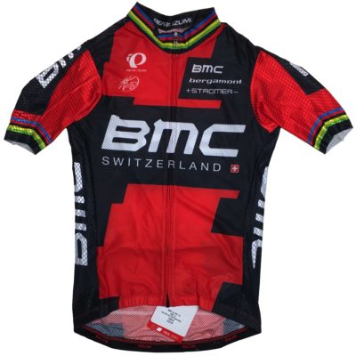 vld Hincapie BMC Swiss CICLISMO tecnologia Ciclismo Jersey Rosso & Nero Taglia M 