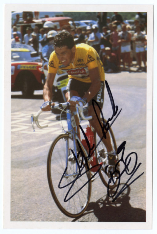 Radsport Rarität Farbbild Autogramm von Stephen Roche Postkartengröße 
