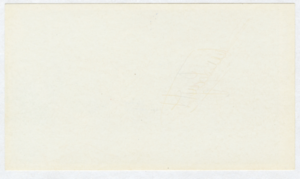 Rik Van Looy, Signed Postal Card - Horton Collection